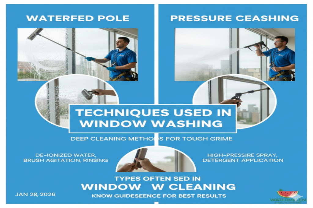 Techniques Used in Window Washing